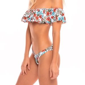 Cabana del Sol Get Wavy Off Shoulder Bikini Set 